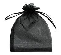 EYRMQWJPC Sacchetti per la Protezione della Frutta, Confezione da 10 Sacchetti in Rete Multicolore di Diverse Misure(Black,10x12cm)