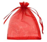 EYRMQWJPC Sacchetti per la Protezione della Frutta, Confezione da 10 Sacchetti in Rete Multicolore di Diverse Misure(Red,20x30cm)