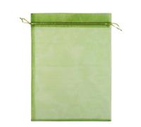 EYRMQWJPC Sacchetti per la Protezione della Frutta, Sacchetti for la Protezione della Frutta Bianchi con Coulisse in Rete, Varie Misure, Confezione da 100(17x23cm)