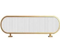 EYRMQWJPC Schermo divisorio in vetro, Divisorio basso in vetro temperato satinato con elegante piano del tavolo(150x35cm)