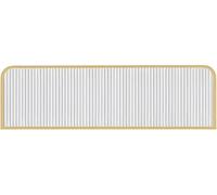 EYRMQWJPC Schermo divisorio in vetro, For pareti divisorie in uffici, sale da pranzo e aree di lavoro Privacy(Golda,100x30cm)