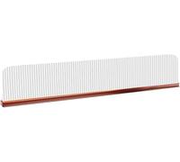 EYRMQWJPC Schermo divisorio in vetro, For sale da pranzo, tavolo da lavoro con piano rialzato in acciaio inox for ufficio(Clear-a,39.3x11.8 in)