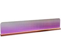 EYRMQWJPC Schermo divisorio in vetro, For sale da pranzo, tavolo da lavoro con piano rialzato in acciaio inox for ufficio(Purple-a,39.3x11.8 in)