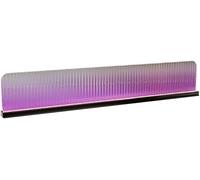 EYRMQWJPC Schermo divisorio in vetro, For sale da pranzo, tavolo da lavoro con piano rialzato in acciaio inox for ufficio(Purple-b,47.2x11.8 in)