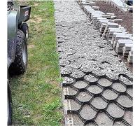 EYRMQWJPC Stabilizzatore per ghiaia con geogriglia, Griglie di ghiaia Griglia stabilizzazione del terreno Dimensioni multiple(4x9m(13x30ft))