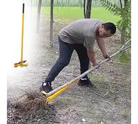 EYRMQWJPC Strumento per Tirare i Pali in Acciaio, Estrattore con Principio a Leva for alberelli e Pali con Asta da 130 cm e Pinza da 3-9 cm