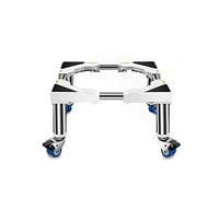 EYRMQWJPC Supporto per mini frigorifero, Base for lavatrice e asciugatrice regolabile con 4 ruote girevoli bloccabili 45-65 cm 4/8 gambe(13.8in)