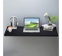 EYRMQWJPC tavolo pieghevole semplice, Scrivania for laptop galleggiante in legno massello, tavolo da lavoro multifunzionale con ribaltina, tavolo da pranzo for cucina(Black,100 * 50cm/39 * 20in)