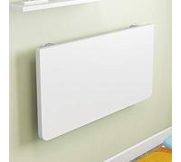 EYRMQWJPC tavolo pieghevole semplice, Tavolo da computer galleggiante multifunzione, tavolo da pranzo, scrivania da ufficio, salvaspazio(White,40 * 20cm/16 * 8in)