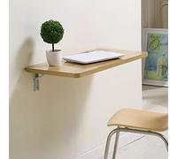 EYRMQWJPC tavolo pieghevole semplice, Tavolo sospeso salvaspazio in stile nordico, tavolo pieghevole, scrivania for computer da camera da letto, colore noce(90 * 40cm/35 * 16in)