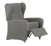 Eysa Aquiles Copripoltrona Elastico Relax, Poliestere-Cotone, Grigio, 37x29x5 cm