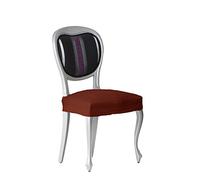 Eysa Aquiles Coprisedia Elastico, Poliestere-Cotone, Arancione, 33x22x4 cm, 2 unità