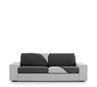 Eysa Copridivano bielastico per seduta e schienale misura L colore ecru grigio scuro Harlem