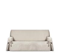 Eysa copridivano con lacci antimacchia 2 posti colore lino design Genna