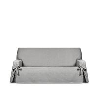 Eysa copridivano con lacci antimacchia 3 posti colore grigio chiaro design Genna