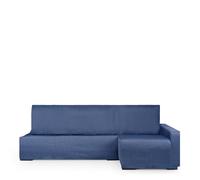 Eysa copridivano per chaise longue letto lato destro vistra frontale colore blu design Luz