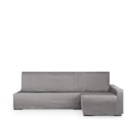Eysa copridivano per chaise longue letto lato destro vistra frontale colore grigio design Luz