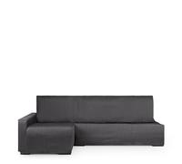 Eysa copridivano per chaise longue letto lato sinistro vistra frontale colore antracite design Luz