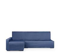 Eysa copridivano per chaise longue letto lato sinistro vistra frontale colore blu design Luz