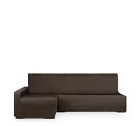 Eysa copridivano per chaise longue letto lato sinistro vistra frontale colore marrone design Luz