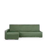 Eysa copridivano per chaise longue letto lato sinistro vistra frontale colore verde design Luz