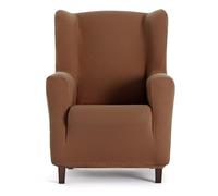 EYSA Copripoltrona bielastica con orecchie colore arancia disegno Harlem