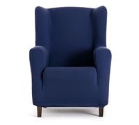 EYSA Copripoltrona bielastica con orecchie colore blu disegno Harlem