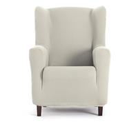 EYSA Copripoltrona bielastica con orecchie colore ecrù disegno Harlem