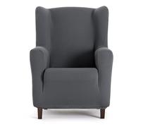 EYSA Copripoltrona bielastica con orecchie colore grigio scuro disegno Harlem