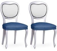 Eysa coprisedia elastica pack di 2 colore blu design Luz (Confezione da 2)