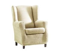 Eysa F817080 Aquiles Copripoltrona Elastico, Poliestere-Cotone, Greggio, 37x29x5 cm