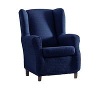 Eysa F817083 Aquiles Copripoltrona Elastico, Poliestere-Cotone, Blu, 37x29x5 cm