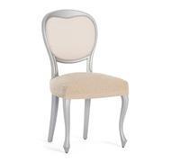 Eysa Fodera per sedia TROYA bianco caldo 50 x 5 x 50 cm 2 pezzi