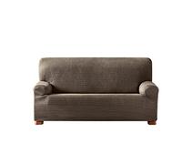 Eysa Aquiles Copridivano Elastico 2 Posti, Poliestere-Cotone, Marrone, 37x29x7 cm