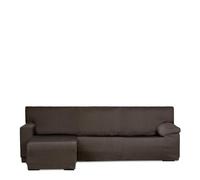 Eysa Italia copridivano per chaise longue con bracciolo corto lato sinisto vista frontale colore senape design Luz