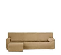 Eysa Italia copridivano per mini chaise longue con bracciolo corto lato sinisto vista frontale colore senape design Luz