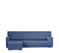 Eysa Italia copridivano per mini chaise longue con bracciolo corto lato sinisto vista frontale colore blu design Luz