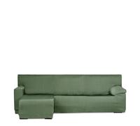 Eysa Italia copridivano per mini chaise longue con bracciolo corto lato sinisto vista frontale colore verde design Luz