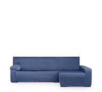 Eysa Italia copridivano per mini chaise longue con bracciolo lungo lato destro vista frontale colore blu design Luz