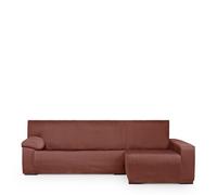 Eysa Italia copridivano per mini chaise longue con bracciolo lungo lato destro vista frontale colore arancia design Luz