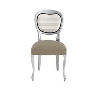 Eysa Italia Dorian Coprisedia Bielastico, Ciniglia, Beige, 33x4x22 cm, 2 unità