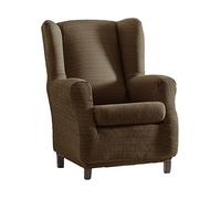 Eysa Italia F817087 Aquiles Copripoltrona Elastico, Poliestere-Cotone, Marrone, 37x29x5 cm