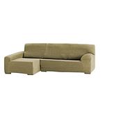 Eysa Italia Teide - Copridivano scudo per penisola a destra con vista frontale, Lunghezza 240 cm, Colore Beige, bianco, plastica;tela