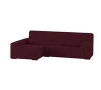 Eysa Italia Ulises Chaise Longue Elastico Sinistra, Vista Frontale, Poliestere-Cotone, Rosso, 43x14x37 cm