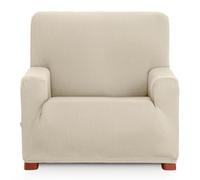 Eysa Italia Ulises Copripoltrona Elastico, Poliestere-Cotone, Bianco