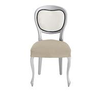 Eysa Italia Ulises Coprisedia, Poliestere-Cotone, Bianco, 40 a 50 cm, 2 unità