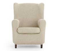 Eysa Poseidon Copripoltrona bergère elastica 70-90cm di schienale, ecrù