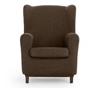 Eysa Poseidon Copripoltrona bergère elastica 70-90cm di schienale, marrone