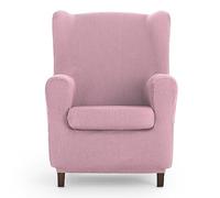 Eysa Poseidon Copripoltrona bergère elastica 70-90cm di schienale, rosa