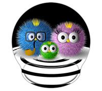 eyscar MPH-1654 - Tappetino per mouse ergonomico con supporto per il polso, in memory foam, leggero, antiscivolo, per ufficio, giochi, computer, laptop e Mac